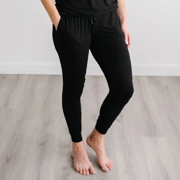 Little Sleepies Black women's Bamboo Viscose Pajama Pants size XL NEW - Picture 1 of 6